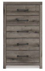 Graystorm - Brown Gray - Five Drawer Chest