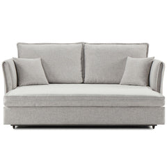 Oran - Sofa With Sleeper - Gray Chenille