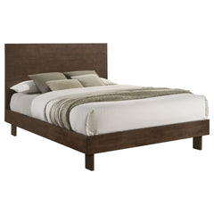 Glenwood - Queen Platform Panel Bed - Warm Brown