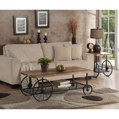 Francie - Coffee Table - Oak & Antique Gray