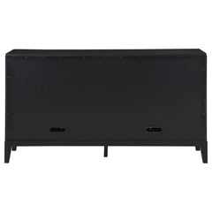 Brookmead - 4 Door Sideboard Buffet Storage Cabinet - Black