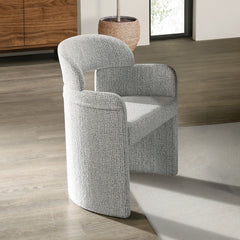 Kyree - Arm Chair (Set of 2) - Chenille & Walnut