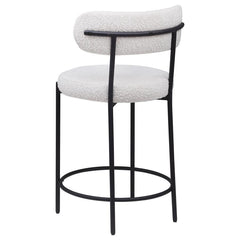 Viola - Boucle Upholstered Bar Stool (Set of 2)