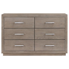 Kenora - 6-Drawer Dresser - Barley Brown