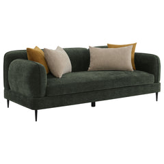 Jade - 2 Piece Chenille Upholstered Sofa Set - Green