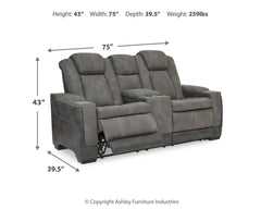 Next-Gen Durapella - Power Reclining Loveseat