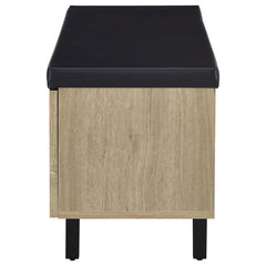Brixton - 2-Door Padded Entryway Shoe Storage Bench