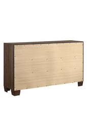 Brandon - 6-Drawer Dresser - Warm Brown