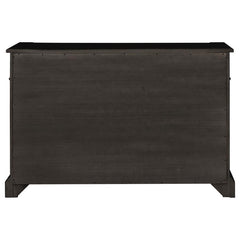 Phelps - 2 Door Sideboard Buffet Cabinet - Distressed Noir