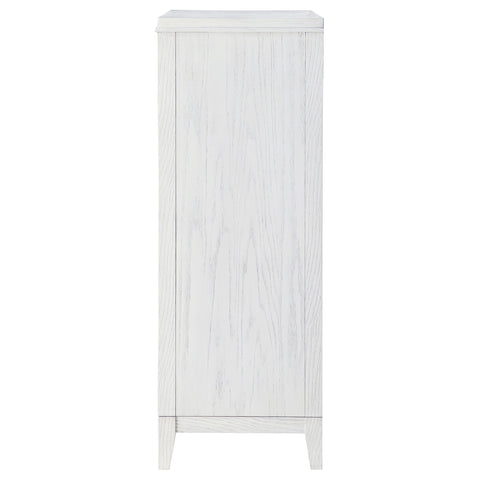 Marielle - 5 Drawer Bedroom Chest - Distressed White