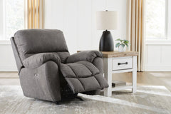Bakerstein - Power Rocker Recliner With Adjustable Headrest - Galaxy