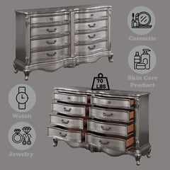 Ausonia - Dresser - Antique Platinum - Finish