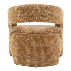 Pelia - Accent Chair - Orange Tweed