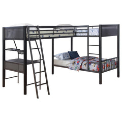 Meyers - Metal Bunk Bed With Loft