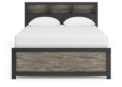 Broachmyn - Lighted Bookcase Panel Bed