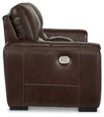 Alessandro - PWR REC Loveseat/Con/Adj HDRST - Walnut