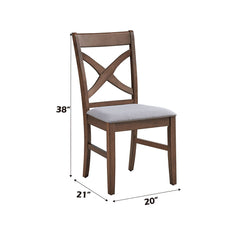 Ferris - Side Chair (Set of 2) - Brown Finish