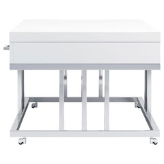 Dalya - 2-Drawer Rectangular Coffee Table - White High Gloss