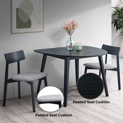 Real - Dining Table - Black Finish