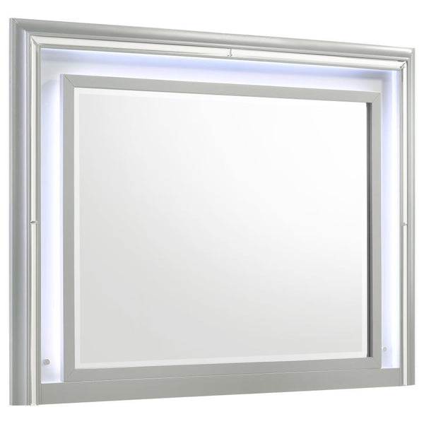 Veronica - Dresser Mirror - Light Silver