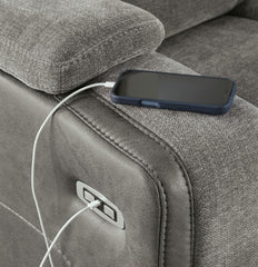 Mixed Motion - Power Recliner With Adjustable Headrest