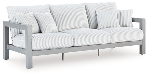 Moonlight View - Gray - Sofa With Cushion