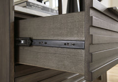 Arkenton - Grayish Brown / White - Two Drawer Night Stand