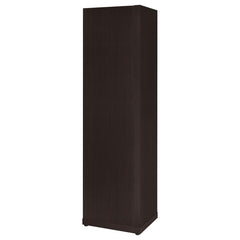 Alder - 6-Shelf Corner Bookcase - Cappuccino