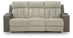 WhipLash - Sisal - Power Reclining Sofa With Adj Headrest