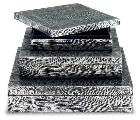 Keldy - Box Set (Set of 3) - Antique Pewter Finish