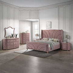 Salonia - Dresser - Pink Velvet