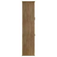 Adina - 77" Tall Display Cabinet - Distressed Light Brown