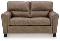 Navi - 3 Pc. - Sofa, Loveseat, Rocker Recliner - Fossil