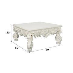 Adara - Coffee Table - Antique White Finish