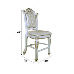 Vendome - Counter Height Chair (Set of 2) - Antique Pearl