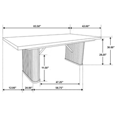 Catherine - Rectangular Dining Table Set