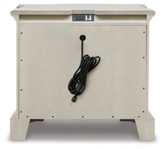 Arlendyne - Antique White - Three Drawer Night Stand