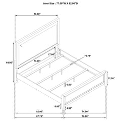 Marielle - Led Panel Bed