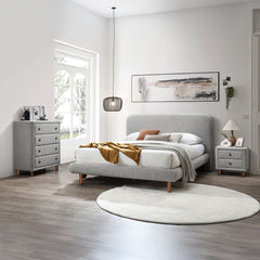 Cleo - Chest - Gray Boucle