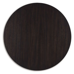 Chasinfield - Dark Brown - Round End Table