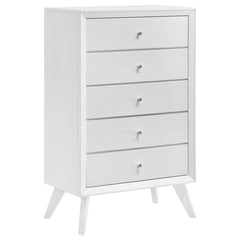 Janelle - 5-Drawer Bedroom Chest - White