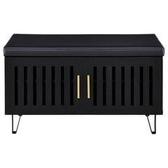 Brixton - 2-Door Padded Entryway Shoe Storage Bench