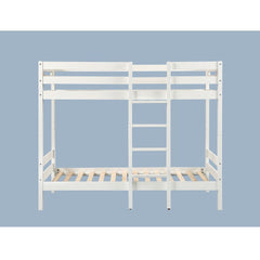 Esin - Twin Over Twin Bunk Bed - White