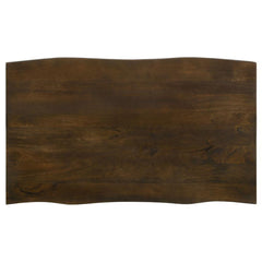 Topeka - Live Edge Dining Table - Mango Cocoa