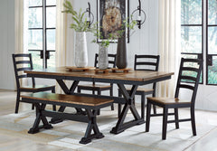 Wildenauer - Dining Room Side Chair (Set of 2) - Brown / Black