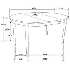 Gabriel - Extension Leaf Dining Set