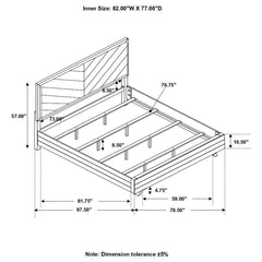 Taylor - Wood Panel Bed