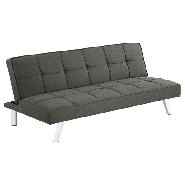 Joel - Upholstered Tufted Convertible Sofa Bed