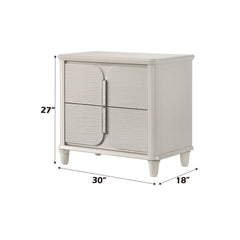 Laveda - Nightstand - Pearl White Finish