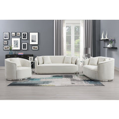 Odette - Sofa With 4 Pillows - Beige